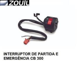 Interruptor De Partida e emergência Honda Cb300r 2010 a 2015 Interruptor De Partida e emergência Honda Cb300r 2010 a 2015