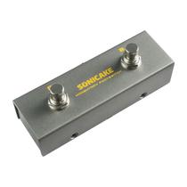 Interruptor de pé momentâneo SONICAKE A/B controlador de pé de via dupla com cabo TRS QFS-10