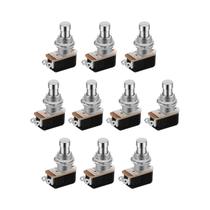 Interruptor De Pé Momentâneo SPST De Toque Suave 10PCS Normalmente Aberto 2 PIN Para Efeitos De Interruptor De Pé Momentâneo SPST De Toque Suave 10PCS Normalmente Aberto 2 PIN Para Efeitos De