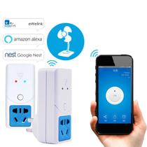 Interruptor de plugue remoto sem fio Smart Timer Wifi