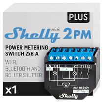 Interruptor de relé inteligente Shelly Plus 2PM UL WiFi 2 canais Interruptor de relé inteligente Shelly Plus 2PM UL WiFi 2 canais