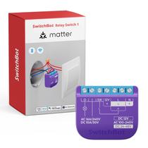 Interruptor de relé inteligente SwitchBot 1 com hub embutido WiFi e BT