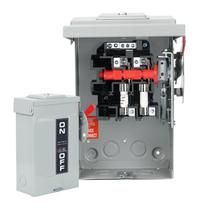 Interruptor de segurança JINDOUZI 30A 110/240V 2P com fusível de 2 fios