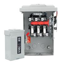 Interruptor de segurança JINDOUZI 30A 110/240V 3P com fusível de 3 fios