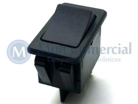 Interruptor de Tecla Plástica Bipolar ASW-17-201 35A 12V LIGA/DESLIGA Interruptor de Tecla Plástica Bipolar ASW-17-201 35A 12V LIGA/DESLIGA