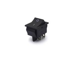 Interruptor de Tecla Plástica Bipolar KCD4-201 16A/250V Liga/Desliga - Preto Interruptor de Tecla Plástica Bipolar KCD4-201 16A/250V Liga/Desliga - Preto