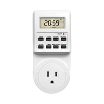 Interruptor De Temporizador De Contagem Regressiva Digital Programável Tomada De Cozinha Tomada UE