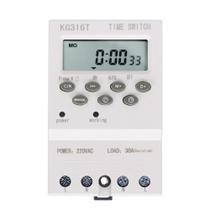 Interruptor De Temporizador Digital De 7 Dias 220V 25A Relé Programável Controle De Temporização