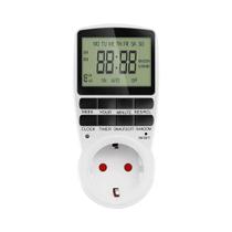 Interruptor De Temporizador Digital Programável UE EUA Reino Unido FR AU Plug Outlet Controle De