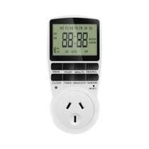 Interruptor De Temporizador Digital Programável UE EUA Reino Unido FR AU Plug Outlet Controle De