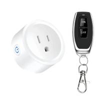 Interruptor De Tomada Elétrica Sem Fio RF 433Mhz Com Controle Remoto Plugue US 15A Para Ventilador