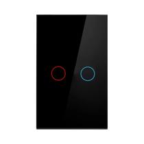 Interruptor De Toque De Cristal LED Para Parede Padrão EU/US 1/2/3 Gang Sensor De Luz