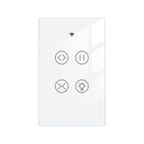 Interruptor de toque inteligente para luz de cortina MOES WRS-USCL WiFi 2,4 GHz Interruptor de toque inteligente para luz de cortina MOES WRS-USCL WiFi 2,4 GHz