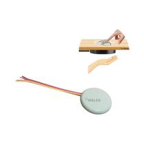 Interruptor de Toque LED Regulável 12V - Painel de Madeira para Iluminação Oculta