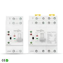 Interruptor De Transferência Automática Dual Power 2P 4P TONGOU Para Trilho DIN, Seletor Elétrico