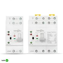 Interruptor De Transferência Automática Dual Power 2P 4P TONGOU Para Trilho DIN, Seletor Elétrico