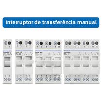 Interruptor De Transferência Manual De Energia Dupla 40A 63A MTS Disjuntor De Isolamento 1P 2P 3P 4P