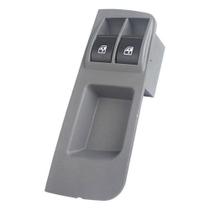 Interruptor de vidro elétrico palio 12/ duplo mostrina cinza dianteiro le - Almapy