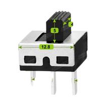 Interruptor Deslizante Micro De 3 Pinos SPDT Mini 5 Posições 1P2T Montagem Em PCB Para Arduino 3mm