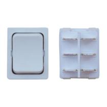 Interruptor Diamond S436C Branco Super Resistência 12V Interruptor Diamond S436C Branco Super Resistência 12V
