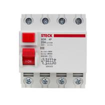 Interruptor diferencial 4p 25a 30ma steck sdr42530