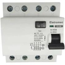 Interruptor Diferencial 63A 4P 30Ma 400V Eletromec