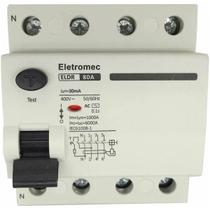 Interruptor Diferencial 80A 4P 30Ma 400V Eletromec