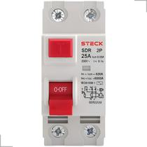 Interruptor Diferencial IDR 2 Polos 30mA 400V 25A Steck Interruptor Diferencial IDR 2 Polos 30mA 400V 25A Steck