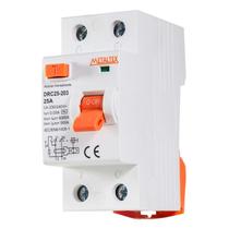 Interruptor Diferencial Residual 2 Polos 25A 30MA 10KA Metaltex Metaltex Interruptor Diferencial Residual 2 Polos 25A 30MA 10KA Metaltex Metaltex