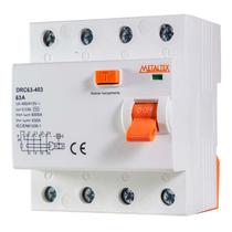Interruptor Diferencial Residual 4 P 63A 30MA 10KA Metaltex