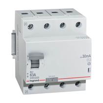 Interruptor Diferencial Residual 63A RX3 30MA 4P 220/380V 402092 Legrand