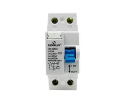 Interruptor, diferencial residual DR 25A-2P 30mA Tipo AC - Decorlux