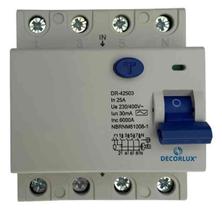 Interruptor Diferencial Residual Dr 25A 30ma 4Polos Ac Decorlux