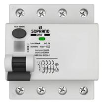 Interruptor diferencial residual (dr) tetrapolar - drs4 - 63a soprano