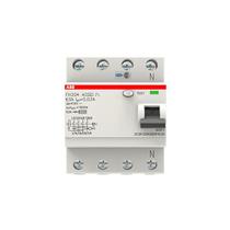 Interruptor Diferencial Residual Residencial norma IEC 4 polos 63A Tipo AC 30mA, linha FH200, ABB