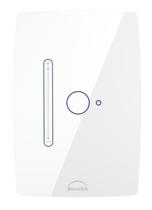 Interruptor Dimerizável WiFi Touch Dimmer 1 Botão Branco Interruptor Dimerizável WiFi Touch Dimmer 1 Botão Branco