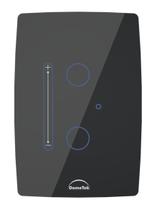 Interruptor Dimerizável WiFi Touch Dimmer 2 Botões Preto Interruptor Dimerizável WiFi Touch Dimmer 2 Botões Preto
