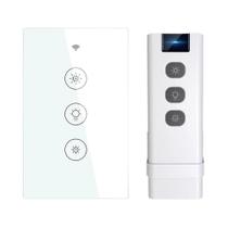 Interruptor Dimmer De Luz Inteligente WiFi RF 2/3 Vias Compatível Com Controle De Voz Alexa E
