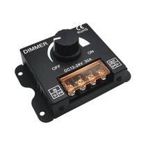 Interruptor Dimmer LED Ajustável 30A 360W DC 12V-24V Regulador De Tensão Para Luz De Tira LED 5050