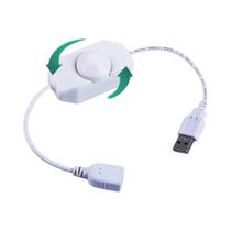 Interruptor Dimmer LED Branco E Preto DC5V 12V 24V Com Cabo De Extensão USB Para Controle De Fita De