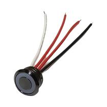 Interruptor Dimmer Touch Prata Marrom 17mm DC5-24V 3A Para Luzes LED De Armário, Closet E Luzes De