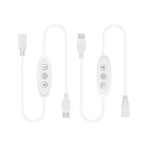 Interruptor Dimmer USB GXILEE 5V, 10 níveis, dimerização contínua, kit com 2 unidades Interruptor Dimmer USB GXILEE 5V, 10 níveis, dimerização contínua, kit com 2 unidades