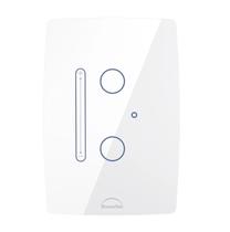 Interruptor Dimmer Wifi Inteligente Slide Touch 2 Botões 4x2 Branco