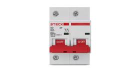 Interruptor Disjuntor Din Bipolar SD 2P 80A Steck Interruptor Disjuntor Din Bipolar SD 2P 80A Steck