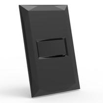 Interruptor Doha para 1 Tecla Paralela Preta ENERBRAS Interruptor Doha para 1 Tecla Paralela Preta ENERBRAS