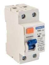Interruptor DR TDR-2P 80A 30mA 1P+N Classe AC Tramontina Interruptor DR TDR-2P 80A 30mA 1P+N Classe AC Tramontina