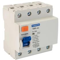 Interruptor DR TDR-4P 63A 30mA 3P+N Classe AC Tramontina