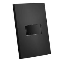 Interruptor Dubai 1 Tecla Simples Com Placa Preto Enerbras Interruptor Dubai 1 Tecla Simples Com Placa Preto Enerbras