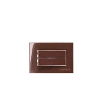 Interruptor Duplo Paralelo Para Móveis Margirius Marrom 10A