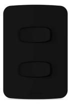 interruptor duplo preto interruptor duplo preto